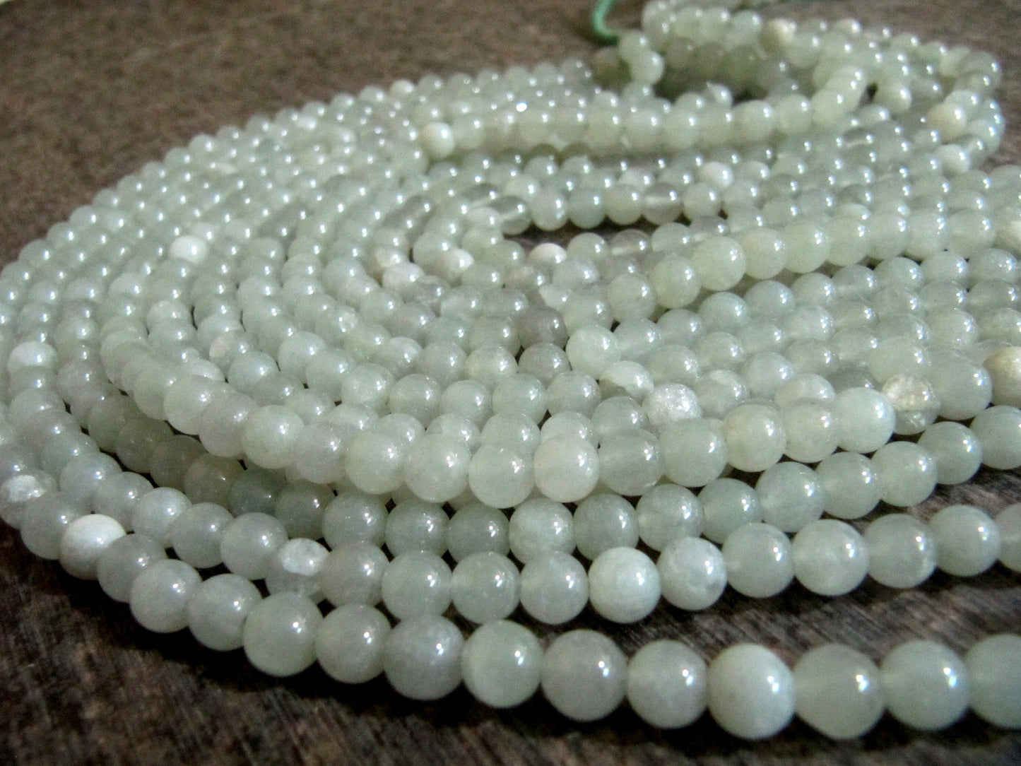 Natural Green Aventurine Round Ball Shape Size 6-7mm Plain Smooth Beads Strand 13 Inches Long  Gemstone Beads For jewelry making