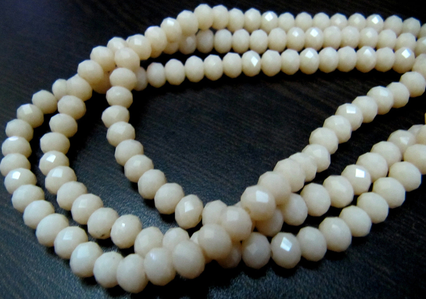 Pink Opal Hydro quartz Rondelle Micro Faceted 6mm Beads Strand 17 inches long approx. 100 Beads per Strand Wholesale Prices