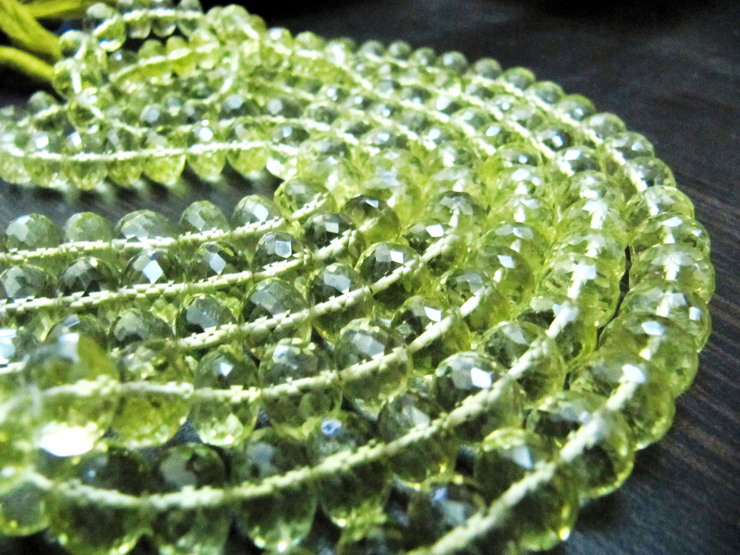 Natural Lemon Quartz Rondelle Faceted 7 to 10 mm Gemstone Beads Strand 8 inches long Wholesale Prices Jewelry making Healing crystals