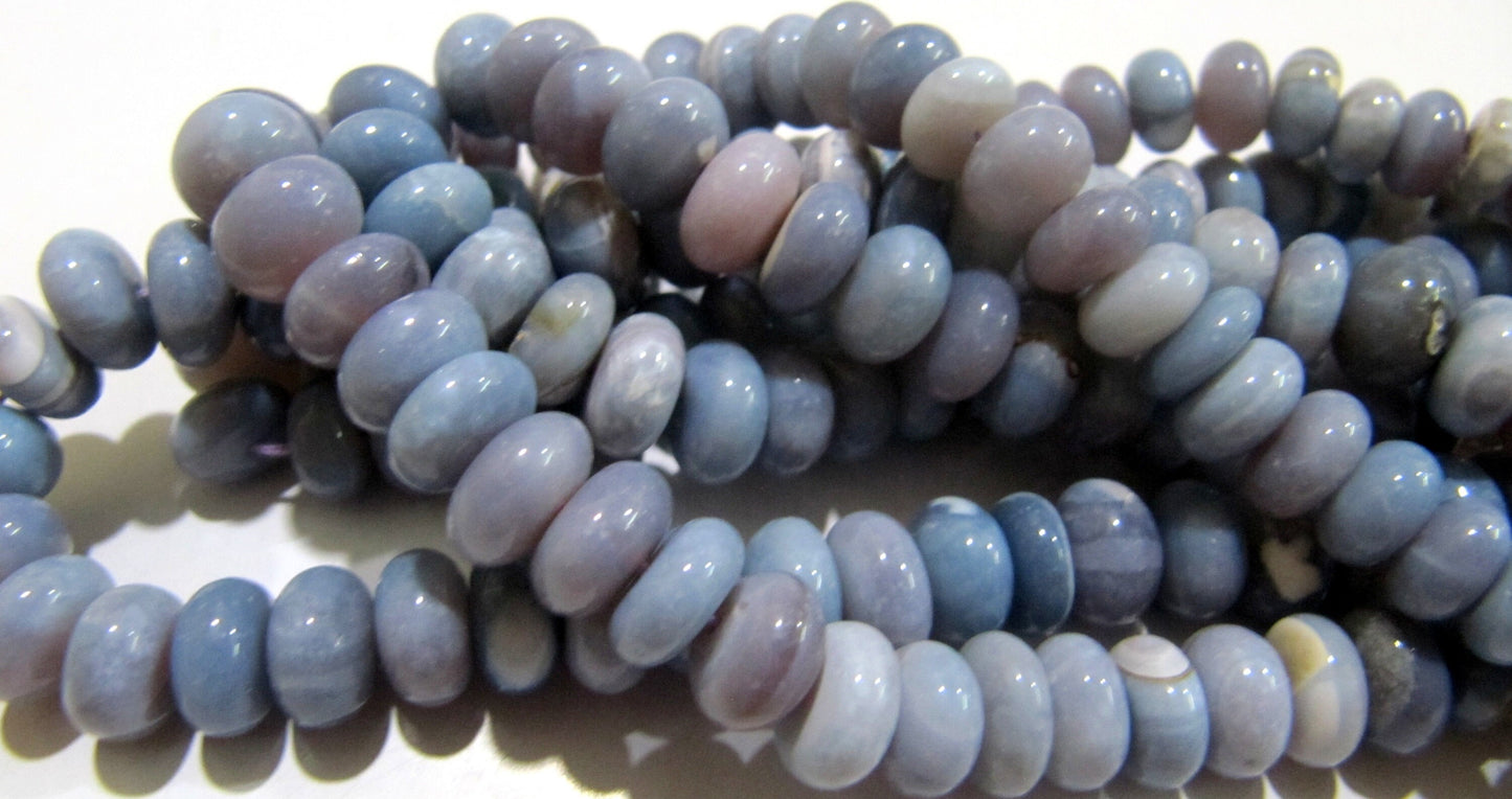 Natural Purple Opal Rondelle Plain Smooth Beads 8 to 9mm best Quality Beads Strand 8 inches Long Jewelry making gemstone Wholesale Prices