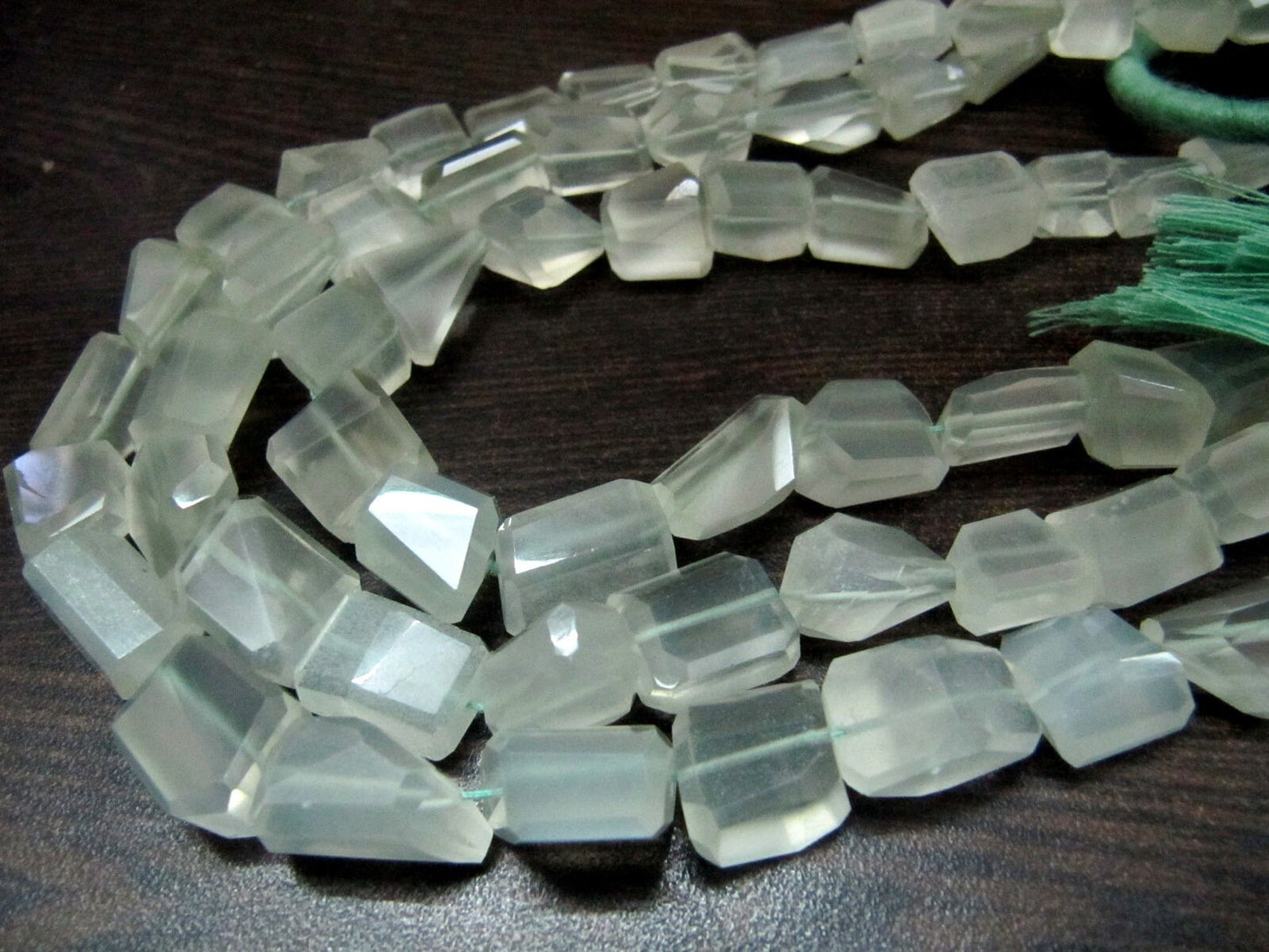Natural Green Strawberry Quartz Nugget Shape Laser Cut 10mm To 12mm Beads Jewelry Making Beads Strand 8 Inches Long Sold Per Strand