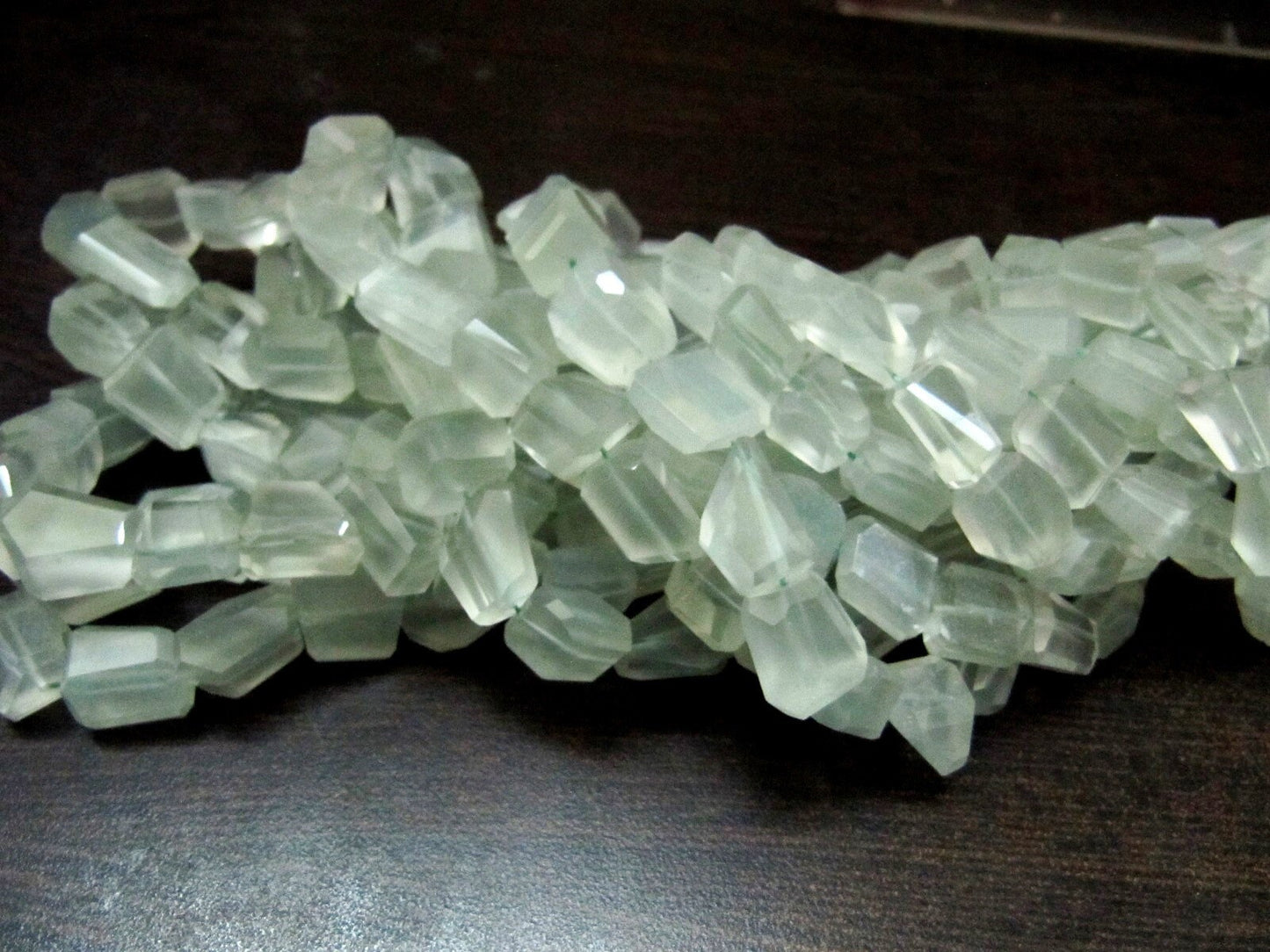 Natural Green Strawberry Quartz Nugget Shape Laser Cut 10mm To 12mm Beads Jewelry Making Beads Strand 8 Inches Long Sold Per Strand