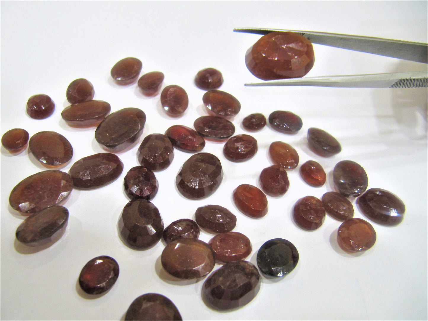 Natural Hessonite Garnet Gemstones Cuts for Ring and other jewellery Choose the size & weight Genuine untreated January Birthstone Per Piece