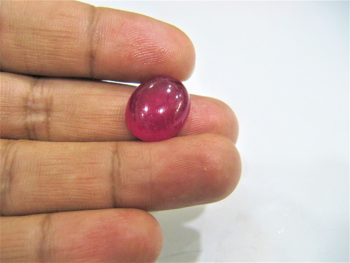 Certified  Natural Ruby Oval Cabochon Gemstones for Ring or other jewellery Choose the size & weight  Genuine July Birthstone