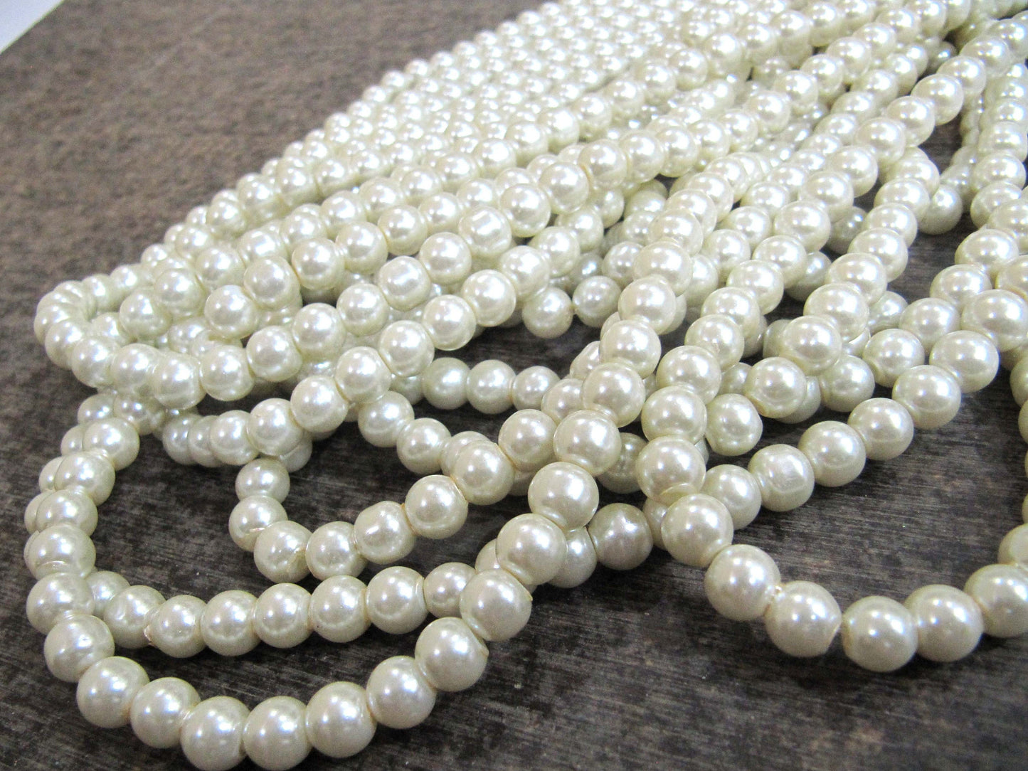 Pearl 8mm Beads sold per Strand 16 inch long  Jewelry Making  white Pearl Beads Wholesale prices