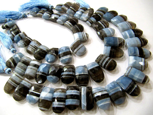 Natural Boulder Opal Finger Shape Briolette 10x19mm beads  Sold Per Strand 8 Inches Long