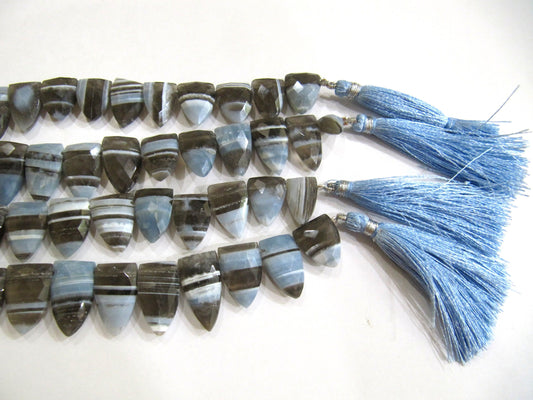 Natural Boulder Opal Arrowhead Trillian Shape 10x19mm beads  Sold Per Strand 8 Inches Long