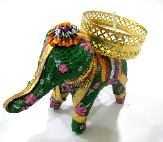 Multi Color Handmade Elephant Design Tealight Candle Holders Diwali Decoration Diyas, Fastive, Home Decor, Gift Item