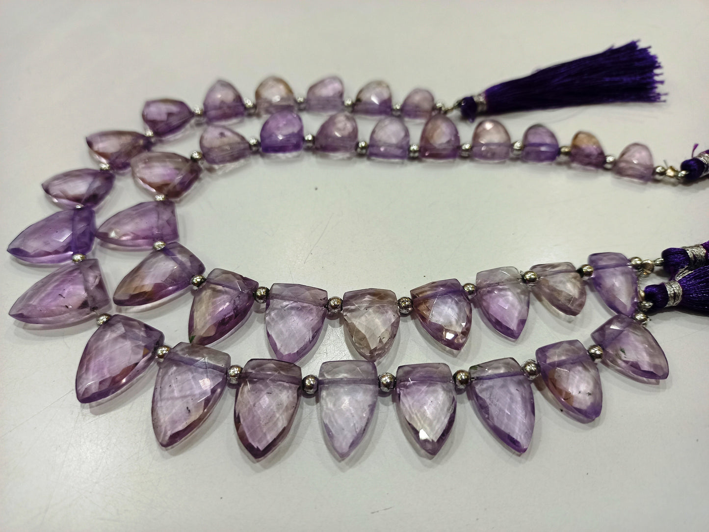 Natural Ametrine 12to18mm Arrowhead Knife Shape Briolette Beads Sold per Strand 9 inches Long  Great Quality Beads