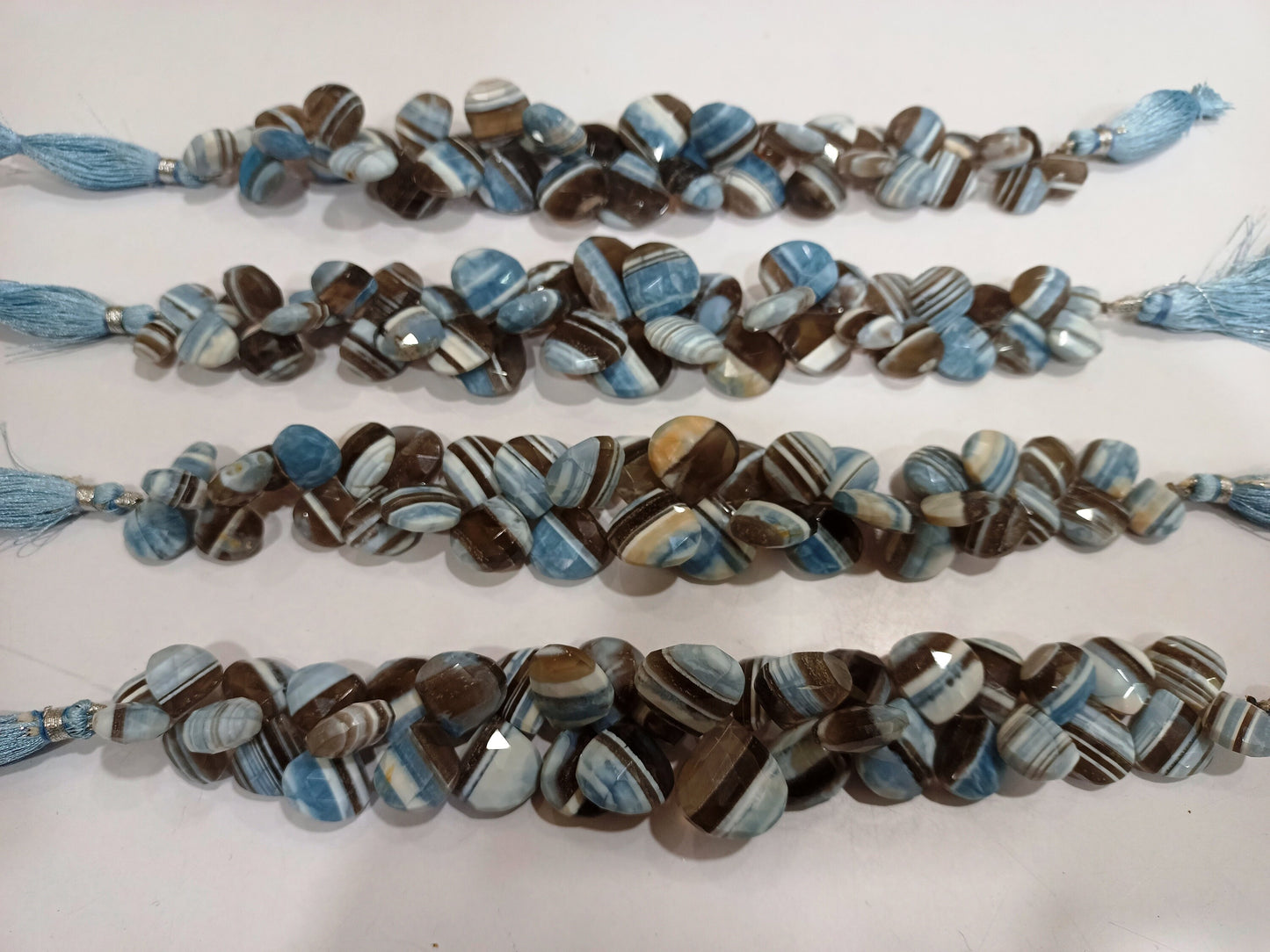 Natural Boulder Opal Heart Shape 12 to 18mm Beads Sold per strand 8 Inches long Great Quality Beads