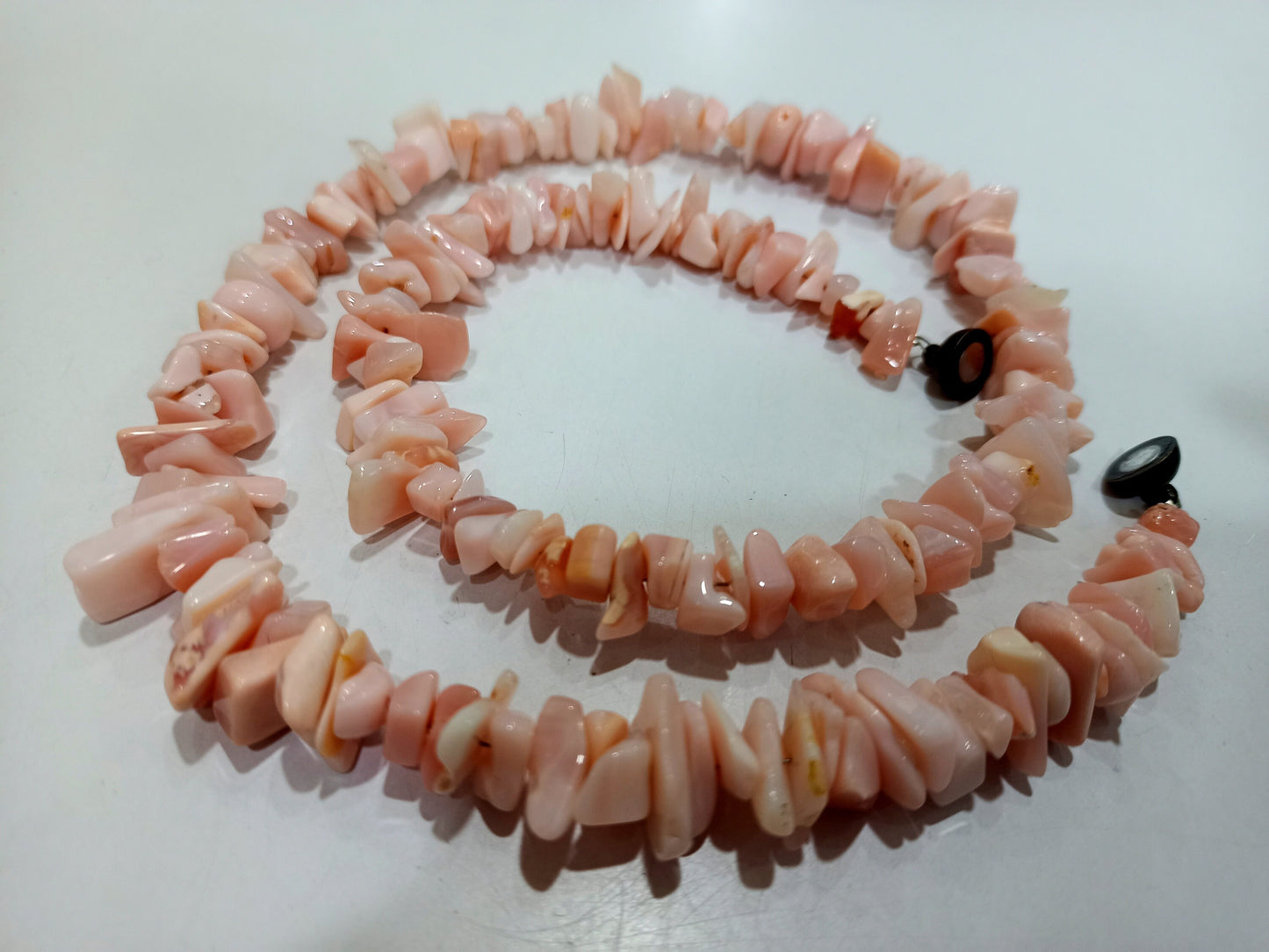 Natural Gemstone Uncut Chip Nugget Beads Necklace 18 Inch long  Magnetic Clasp Choose the Stone