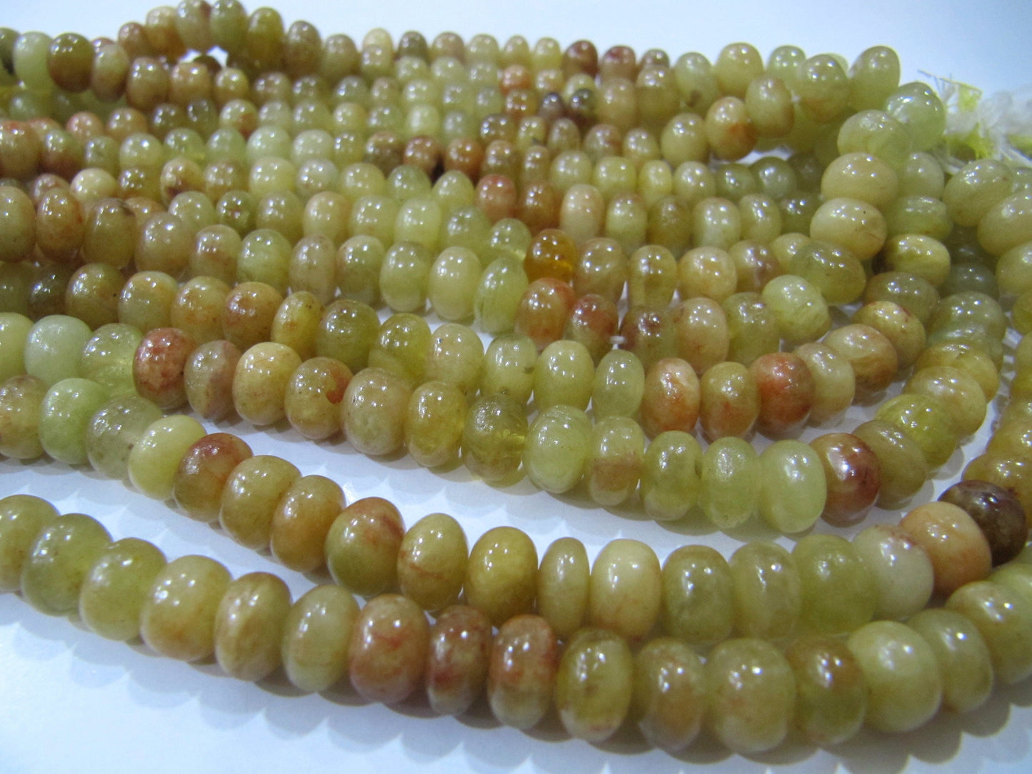Natural Yellow Aquamarine Rondelle Plain Smooth 8mm Gemstone Beads Sold Per Strand 8 Inches Long Great Quality  Beads